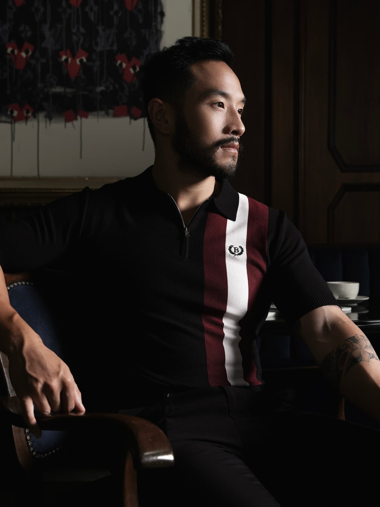 Black and Red Stripes