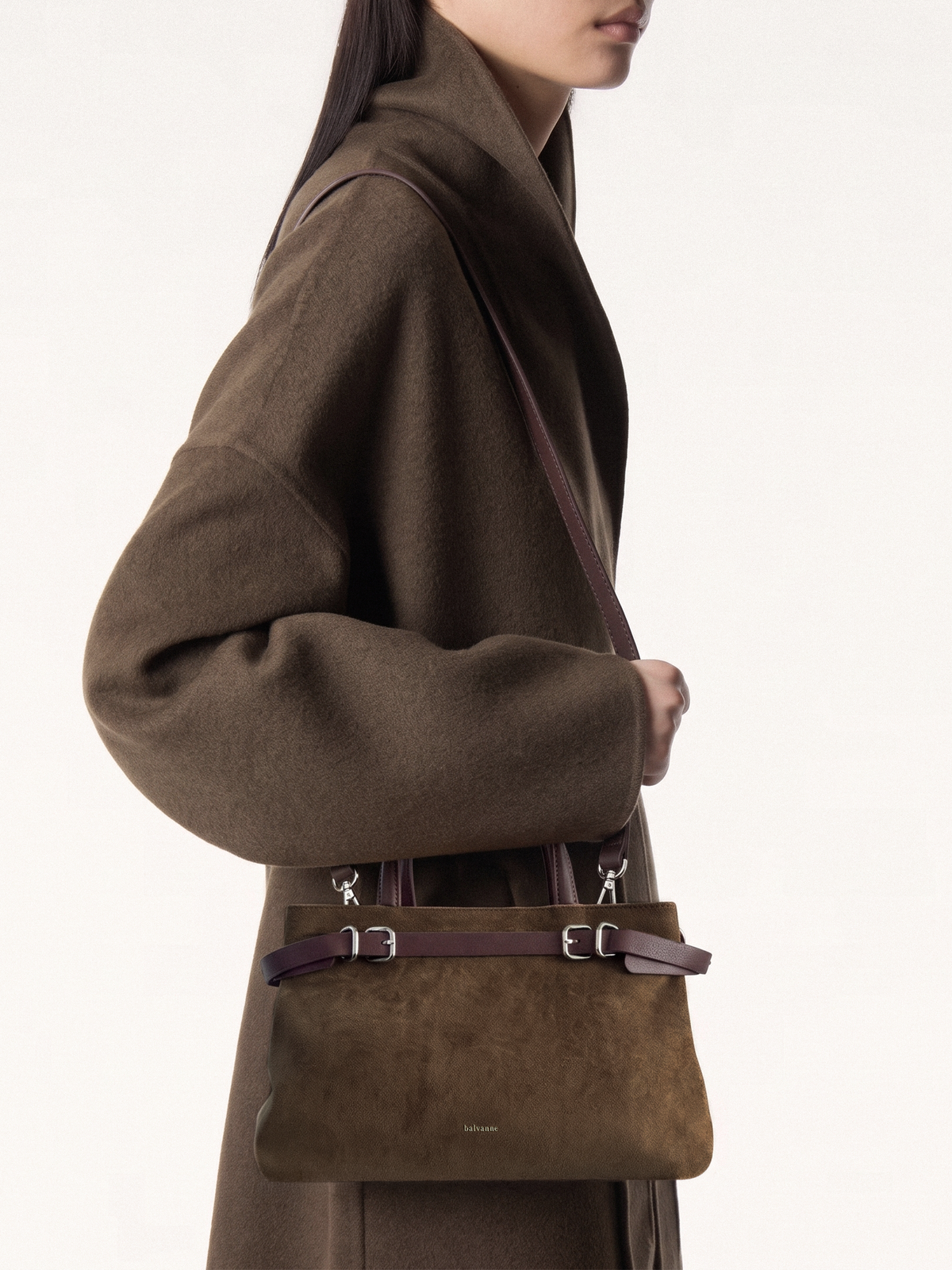 Balvanne Mist Moss Suede